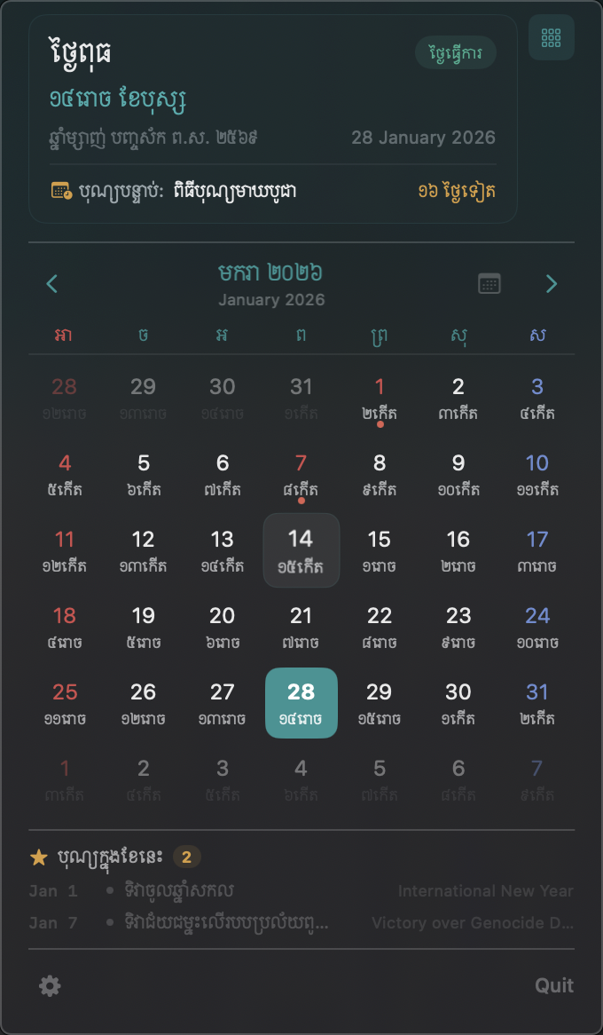 Month View
